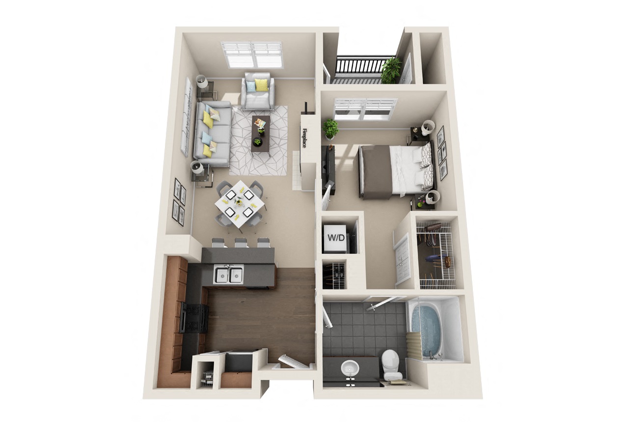 4380 S. Monaco Street Studio-2 Beds Apartment for Rent - Photo Gallery 31